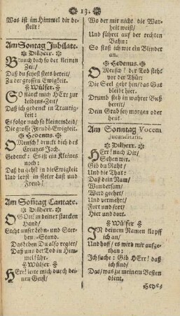 Am Sontag Jubilate