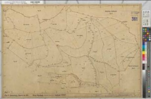 Bracht (Schmallenberg), Umlegung Bracht, Bl.4 Zuteilungskarte Bracht Flur 4