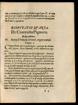Disputatio Quarta.