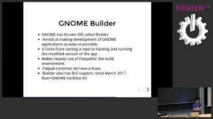 Rust and GNOME: Adoption and impact of Rust through out GNOME