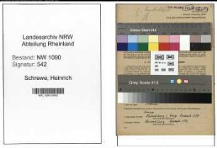 Entnazifizierung Heinrich Schrewe , geb. 10.01.1894 (Waldarbeiter)