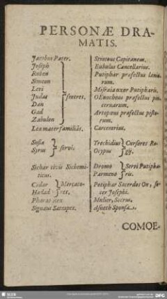 Personae Dramatis