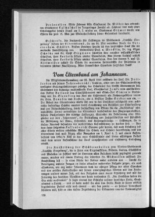 Vom Elternbund am Johanneum.