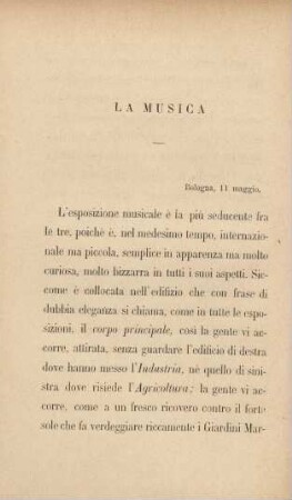 La musica