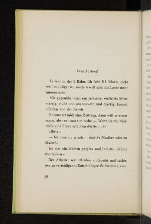 Freischaffend