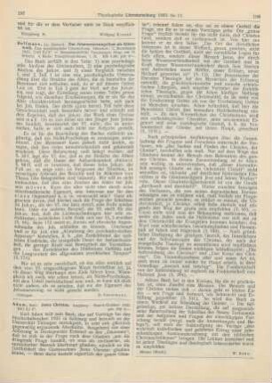 197-198 [Rezension] Adam, Karl, Jesus Christus