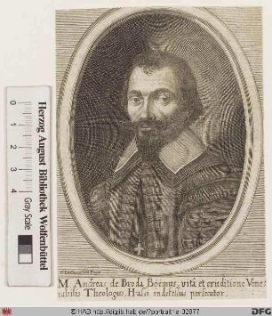 Bildnis Andreas de Broda (Andreas von Böhmisch-Brod, tschech. And řej z Brodu)