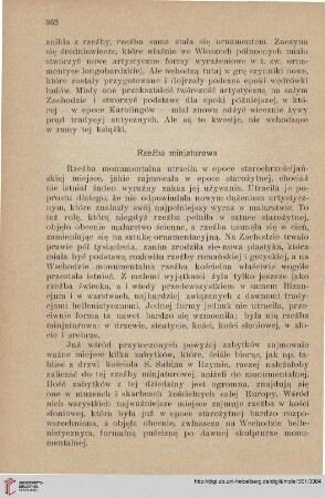 Rzeźba minjaturowa