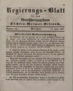 Nr. 15 : 6. Juni 1857