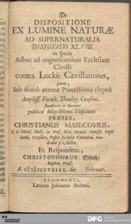 Disputatio XLVIII