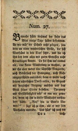 Der Kranke, oder die Geschichte einer guten Familie, 3