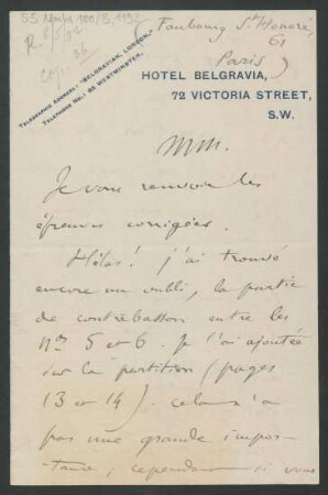 Brief an Augener Ltd.  : 08.05.1902