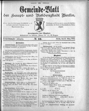 1912,10: No. 10, 10. März 1912