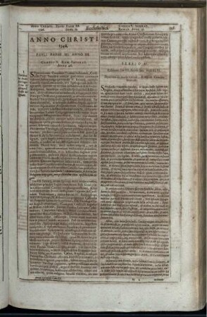 Anno Christi 1546. Pauli Papae III. Anno XII. Caroli V. Rom. Imperat. Anno 26