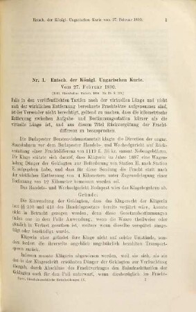 Eisenbahnrechtliche Entscheidungen deutscher, österreichischer und ungarischer Gerichte, sowie des Centralamtes für den internationalen Eisenbahntransport, 9. 1893