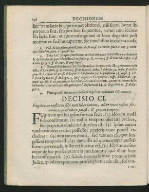 Decisio CI. - CL.