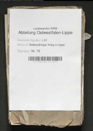Einquartierungen und Durchmärsche der all. Truppen