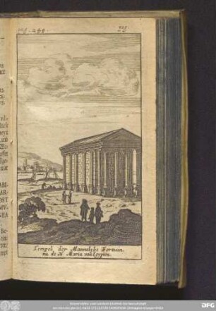 [Vom Tempel Fortunae Virilis, des Männlichen Glücks.]
