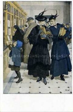 Postkartenserie zum Ersten Weltkrieg