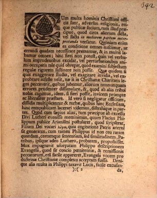 Collegii theol. in acad. Vitt. Decanus Gottlieb Wernsdorff L. S. P. D. : [Pr. quo diss. Ch. Reuteri de recentioribus circa baptisma controversiis indicit]