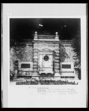 Denkmal Carl Ritter von Ghega, Erbauer der Sammering Bahn