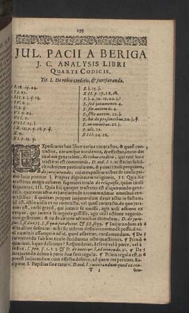 Analysis libri quarti codicis.