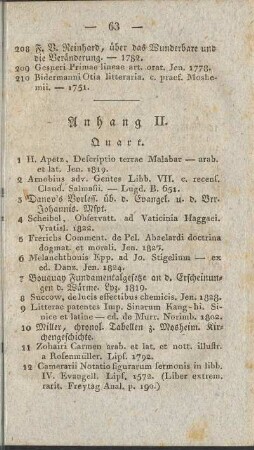 Anhang II.