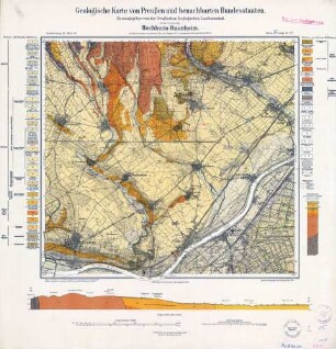 [5916] Hochheim-Raunheim, Geologische Karte von Preußen und benachbarten Bundesstaaten