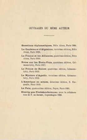 Ouvrages Du Même Auteur