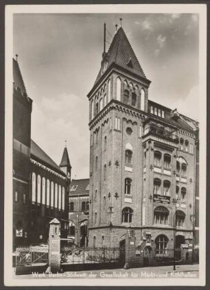 Ansichtskarte Gesellschaft für Markt- und Kühlhallen an der Trebbiner Straße