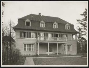 Landhaus Prof. Reinhold Rüdenberg, Berlin-Grunewald: Gartenseite