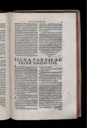 Signa Partis Affectae Simpliciter