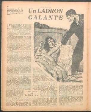Un ladrón galante : Cuento policial por L. Morton