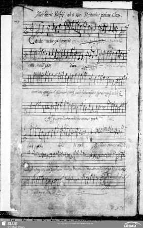 75 Melchior Vulpius: Corde natus ex parentis