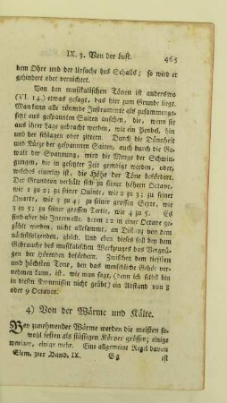4) Von der Waerme und Kaelte
