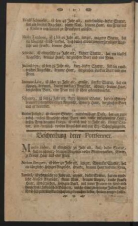 Beschreibung derer Pottfenner