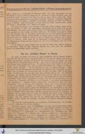 Bei der "lieblichen Mutter" in Birnau.