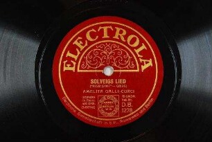 Solveigs Lied : ("Peer Gynt") / (Grieg)