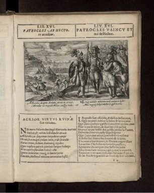 Liv. XVI. Patrocles vaincv et tué de Hector