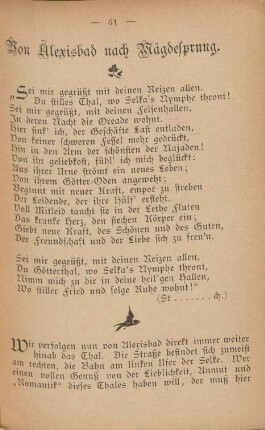 Von Alexisbad nach Mägdesprung