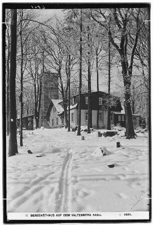 Berggasthaus auf dem Valtenberg (589 Meter)