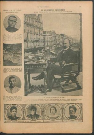 El progreso argentino : Las grandes obras y sus hombres