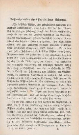 163-194 Missionsgedanken eines schweizerischen Reformers