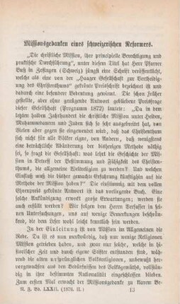 163-194 Missionsgedanken eines schweizerischen Reformers
