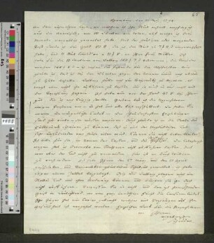Brief an August von Kotzebue