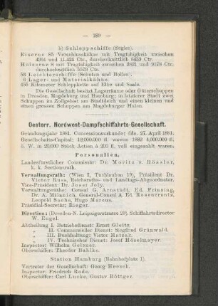 Oesterr. Nordwest-Dampfschiffahrts-Gesellschaft.