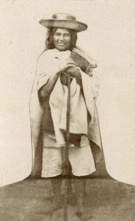 Indianer von Otavalo. Händler nit Macanas [Ecuador : Provinz Imbabura]