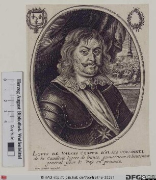 Bildnis Louis-Emmanuel de Valois Alais, comte d', duc d'Angoulême