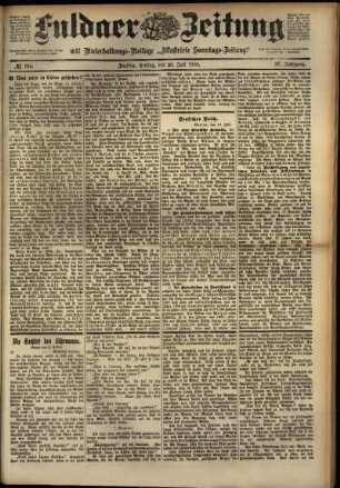 Ausgabe vom Freitag, den 20. Juli 1900.