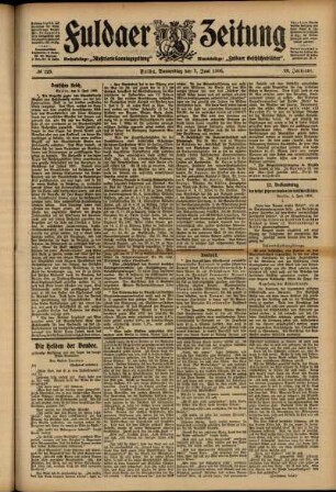 Ausgabe vom Donnerstag, den 07. Juni 1906.